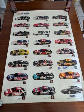 Ford Motorsport The Fastest Oval in Racing Posters 24x36" Ford Racing Signed